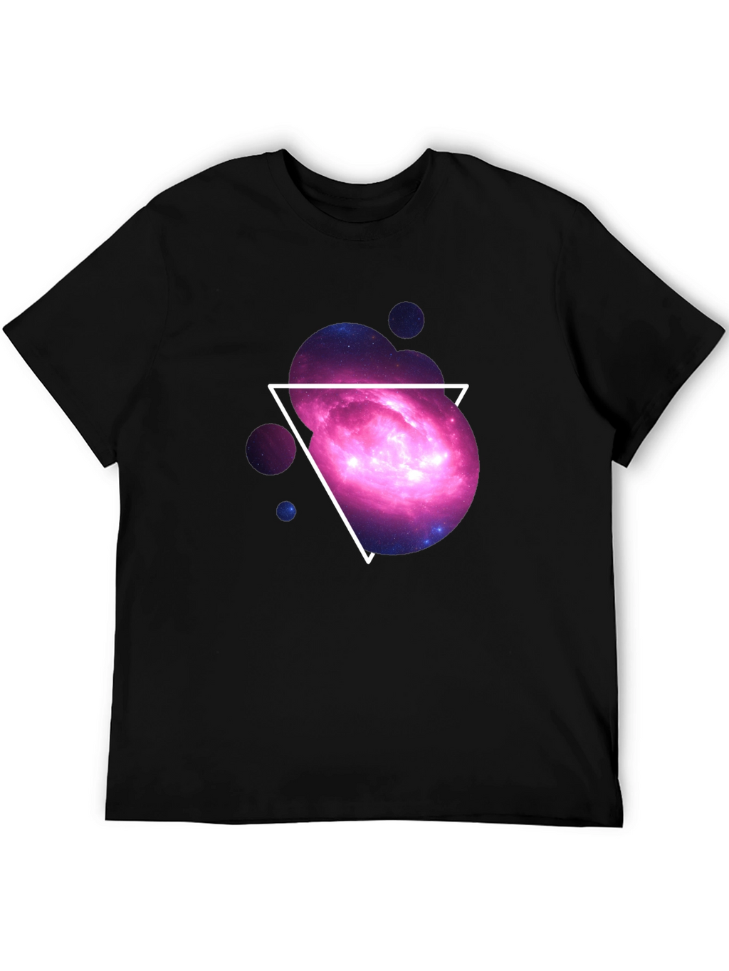 Galaxy Triangle Graphic Tee - Cosmic Style