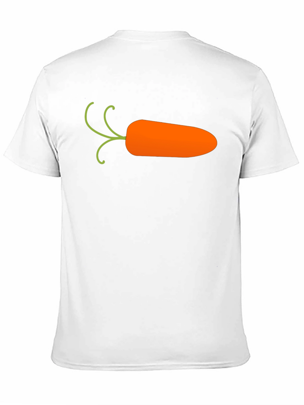 Carrot Graphic T-Shirt - Black Casual Cotton Tee