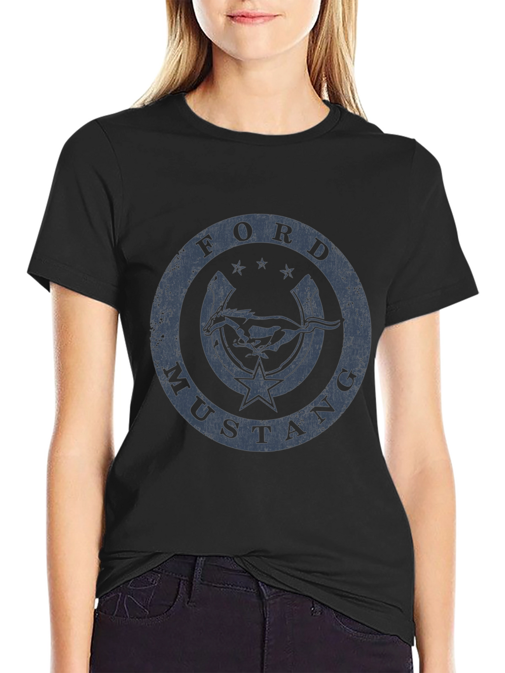 Ford Mustang Graphic Tee - Black