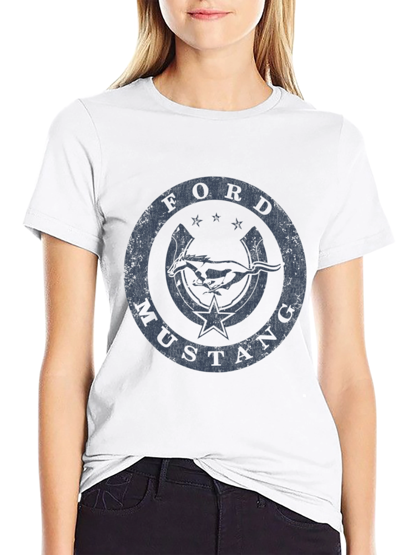 Ford Mustang Graphic Tee - Black