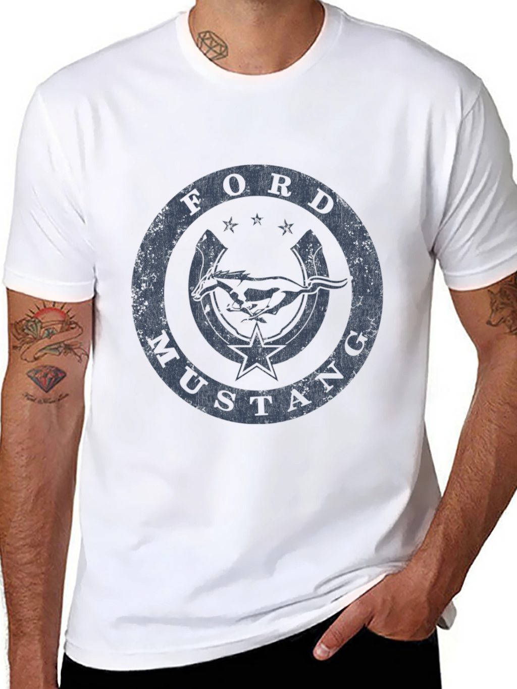 Ford Mustang Graphic Tee - Black