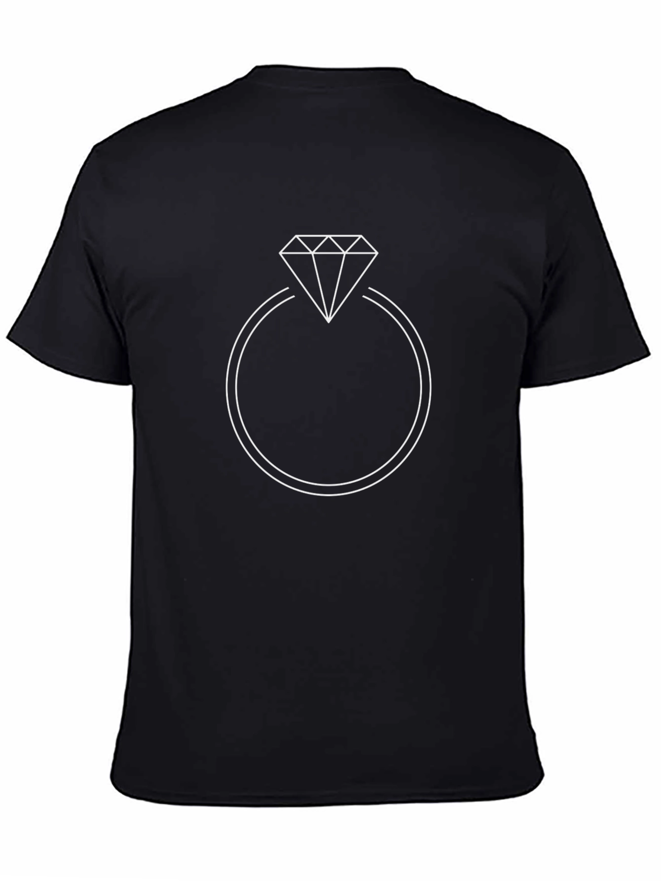 Diamond Ring Graphic Tee - Stylish & Unique