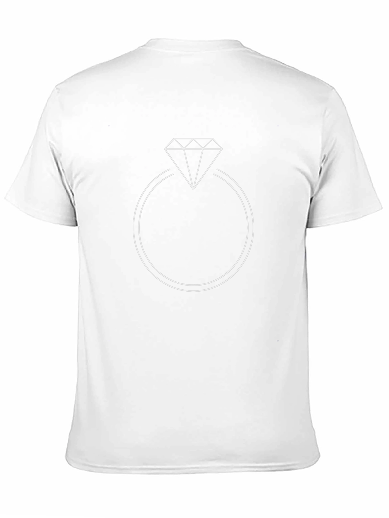 Diamond Ring Graphic Tee - Stylish & Unique