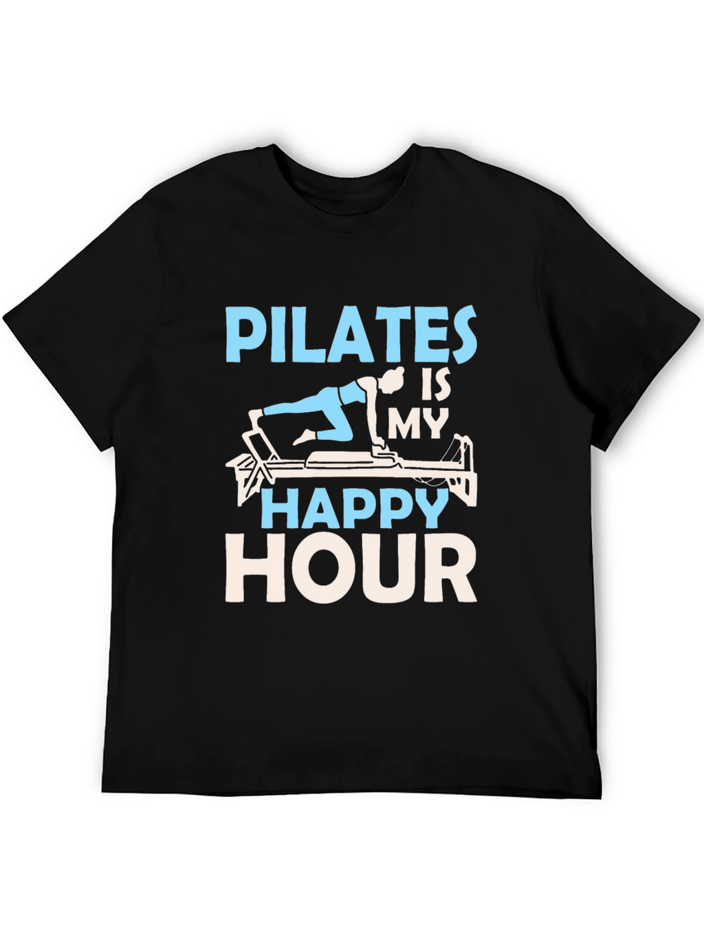 Pilates Is My Happy Hour Graphic Tee