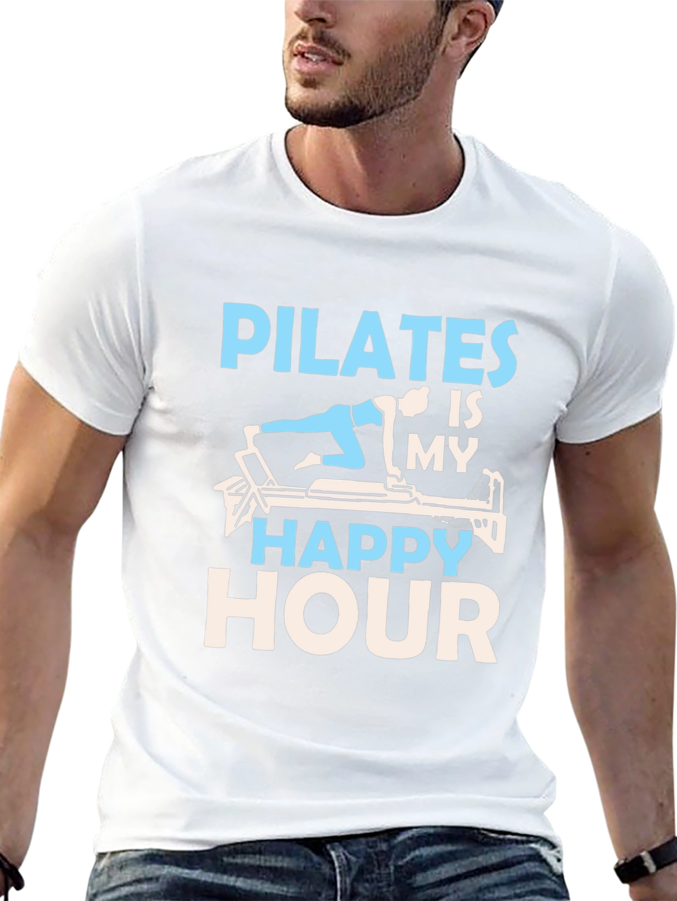 Pilates Is My Happy Hour Graphic Tee