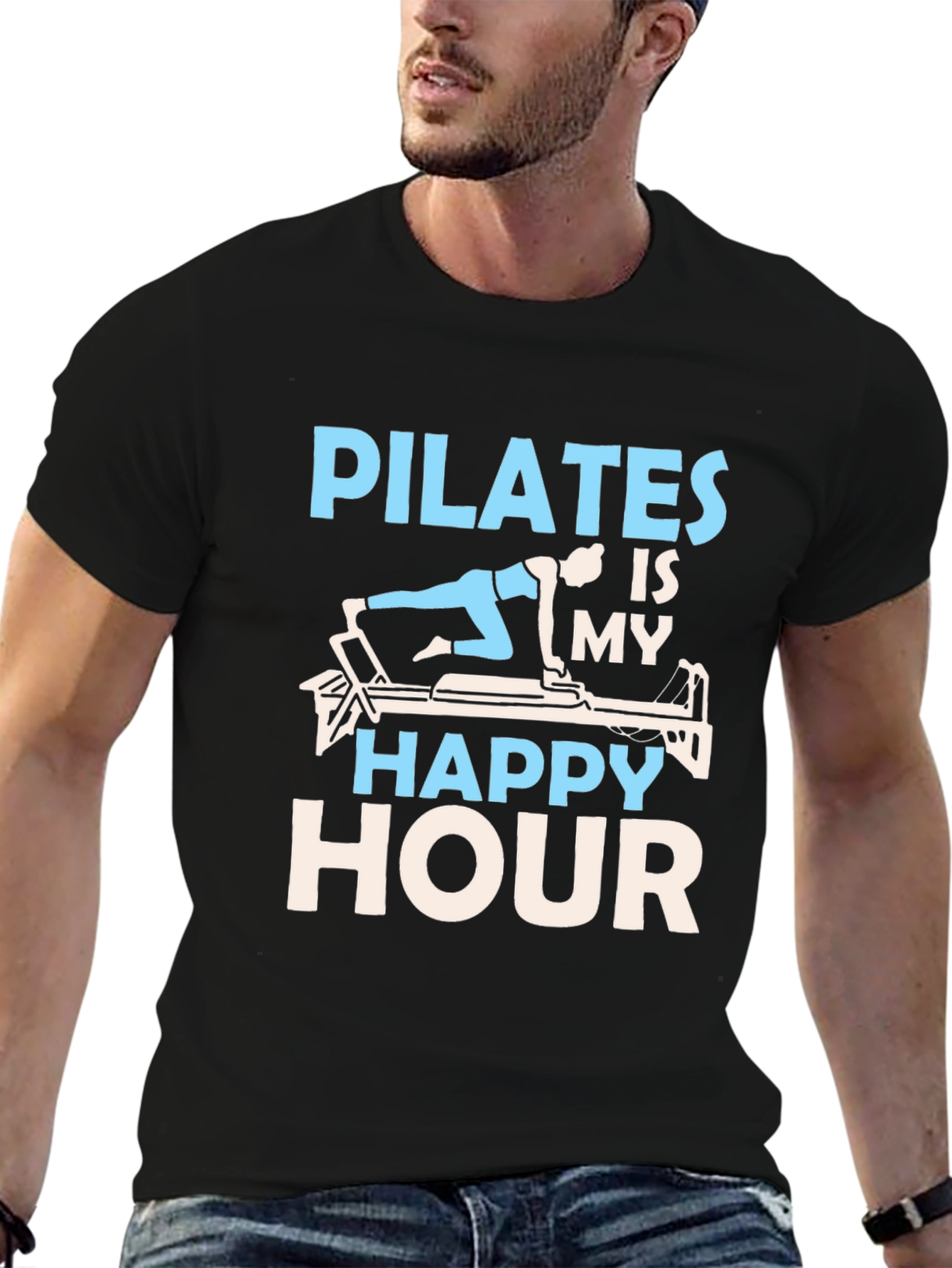 Pilates Is My Happy Hour Graphic Tee