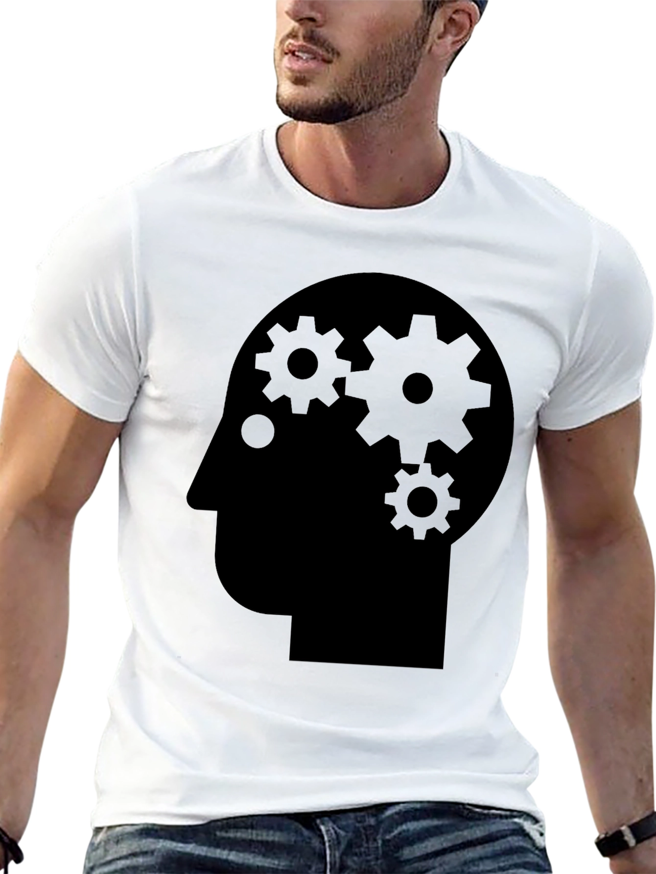 Thinking Gears Head T-Shirt