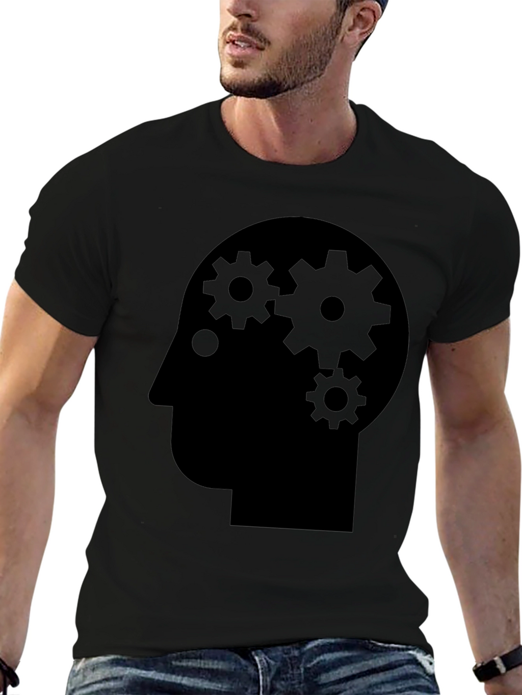 Thinking Gears Head T-Shirt