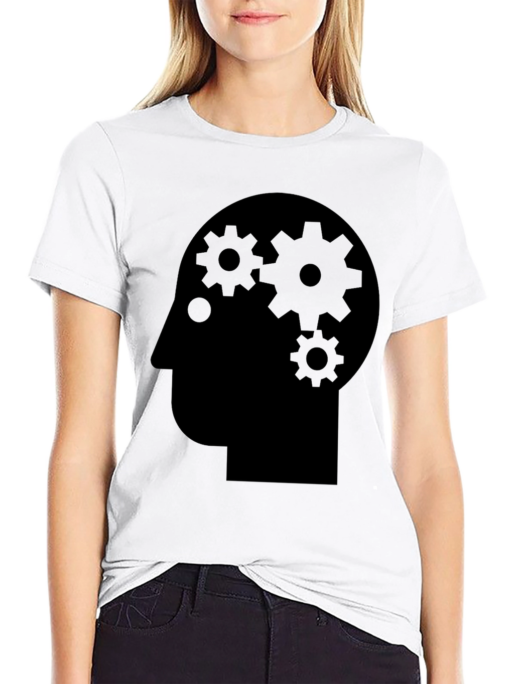 Thinking Gears Head T-Shirt