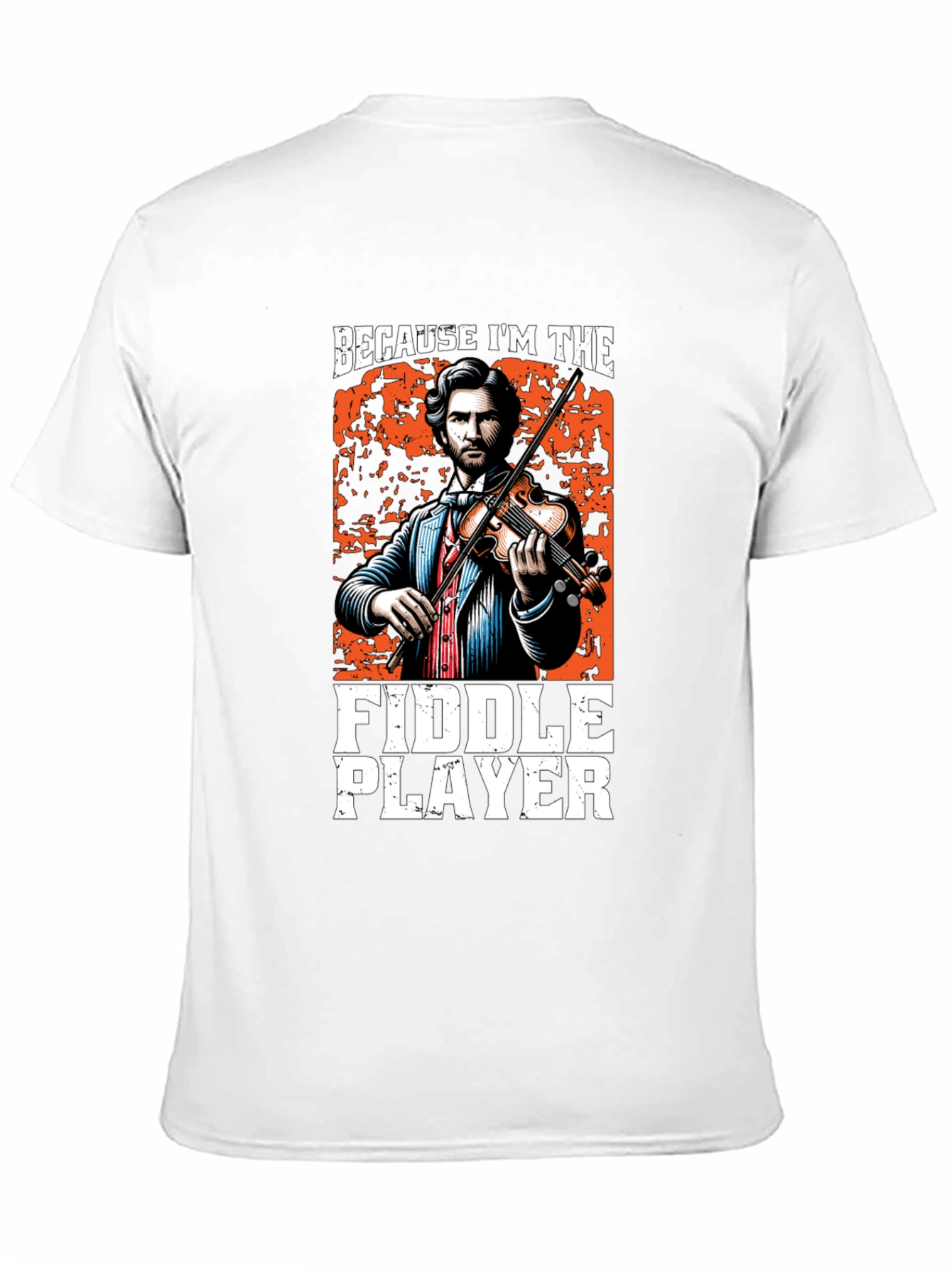 Fiddle Player T-Shirt: Musical Humor Graphic Tee