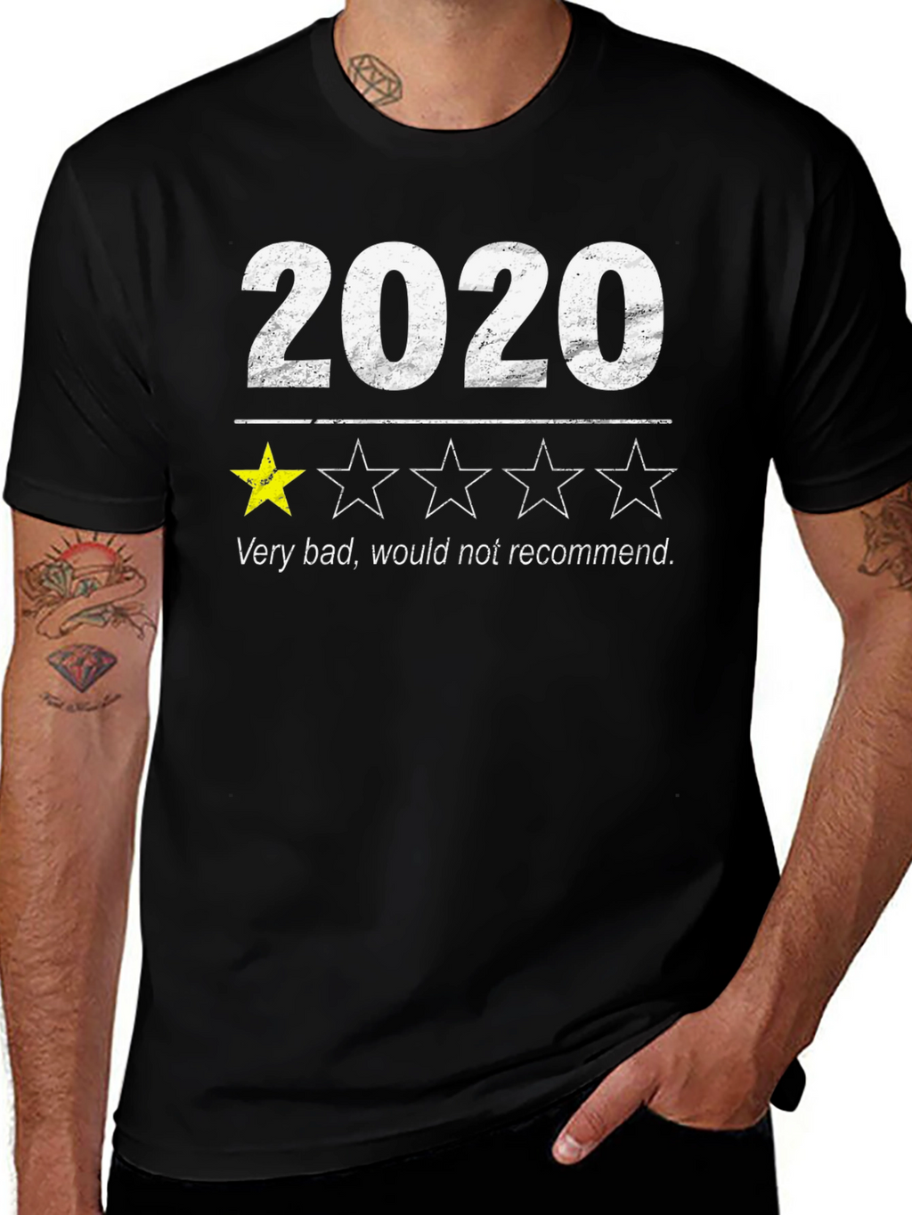 2020 One Star Review Graphic Tee