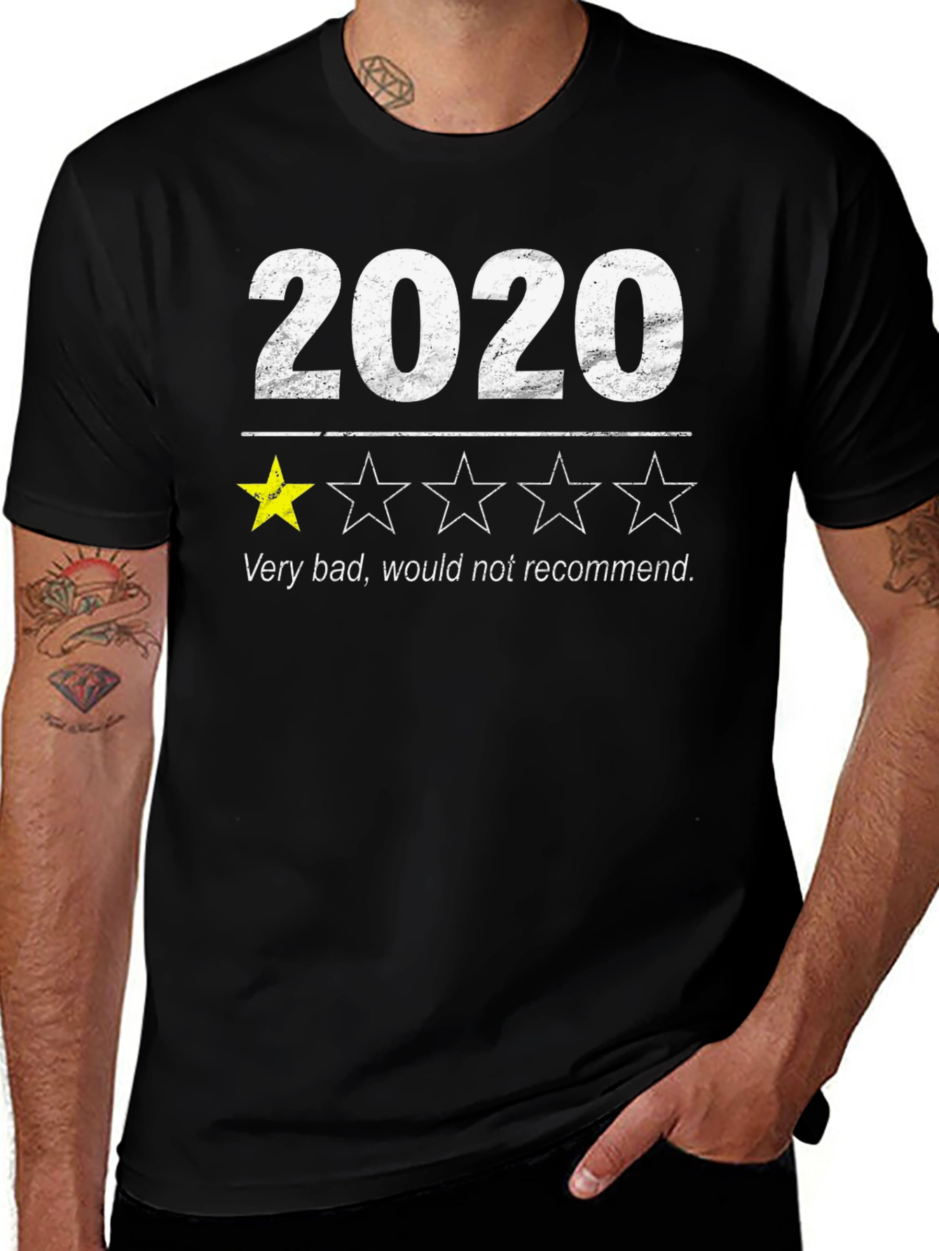 2020 One Star Review Graphic Tee