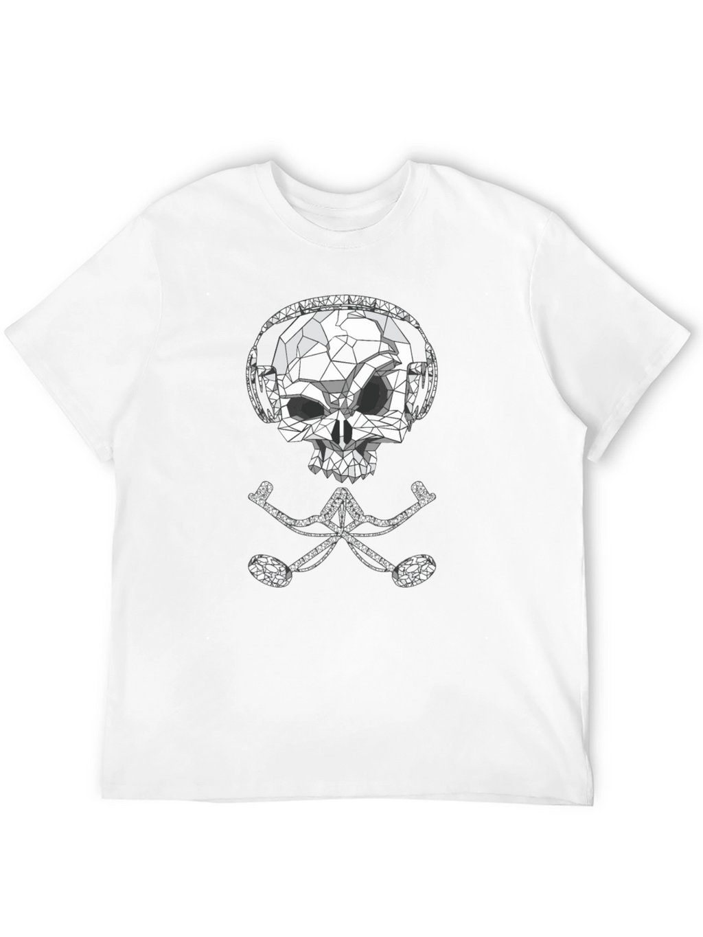 Skull & Crossbones DJ Black T-Shirt