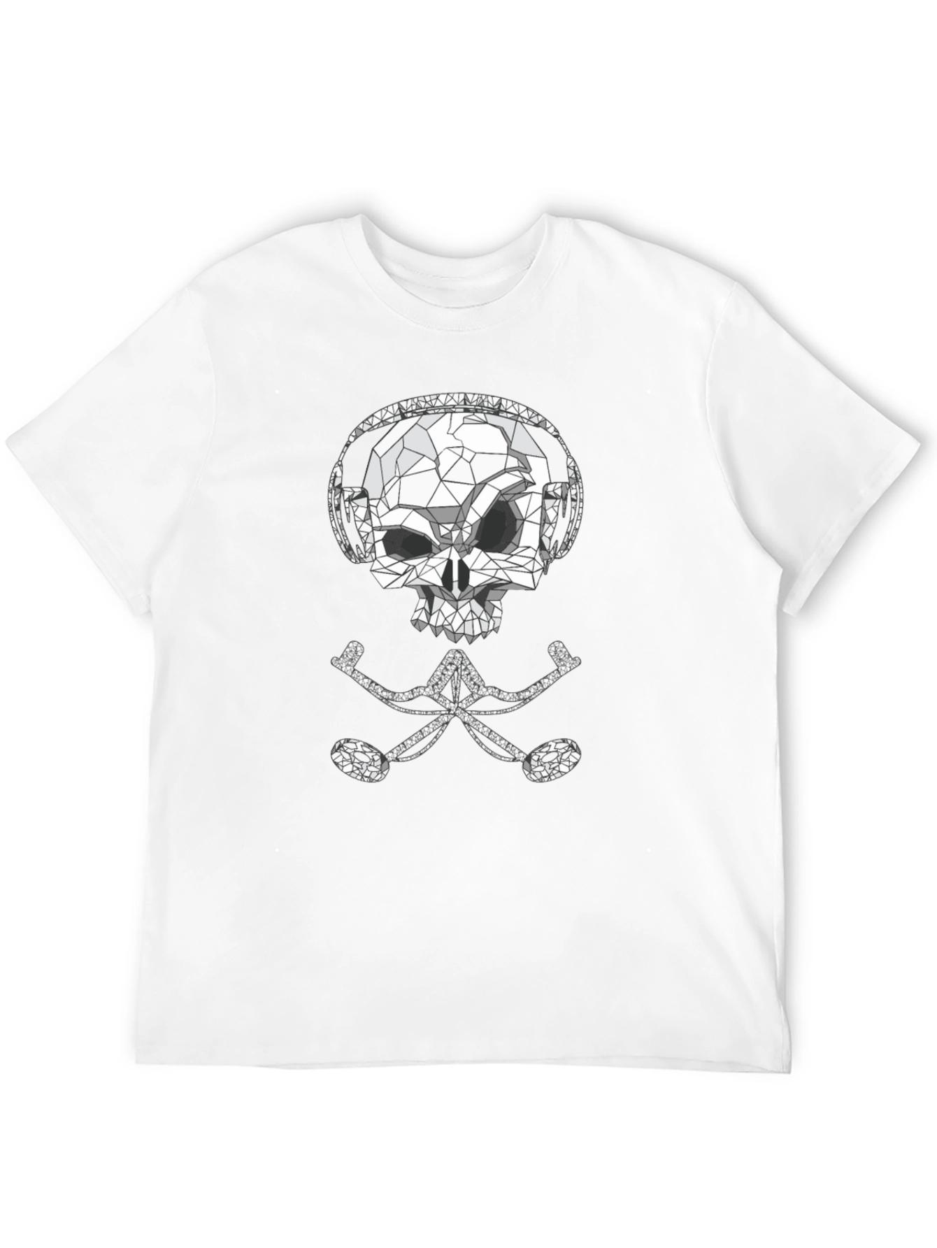 Skull & Crossbones DJ Black T-Shirt