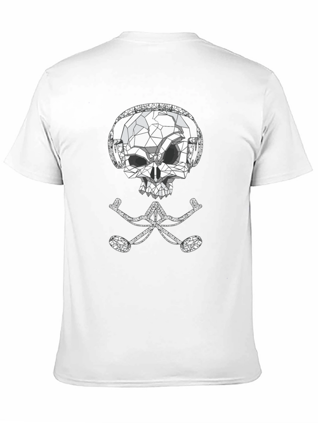 Skull & Crossbones DJ Black T-Shirt