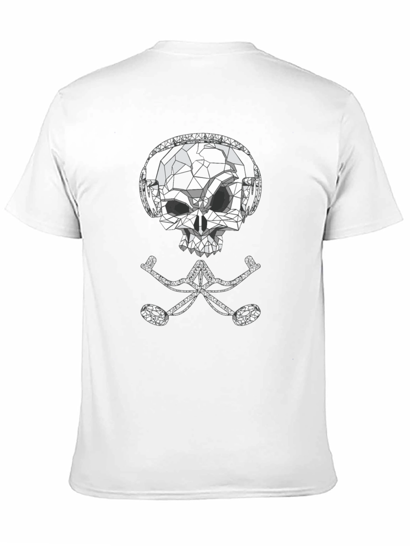 Skull & Crossbones DJ Black T-Shirt