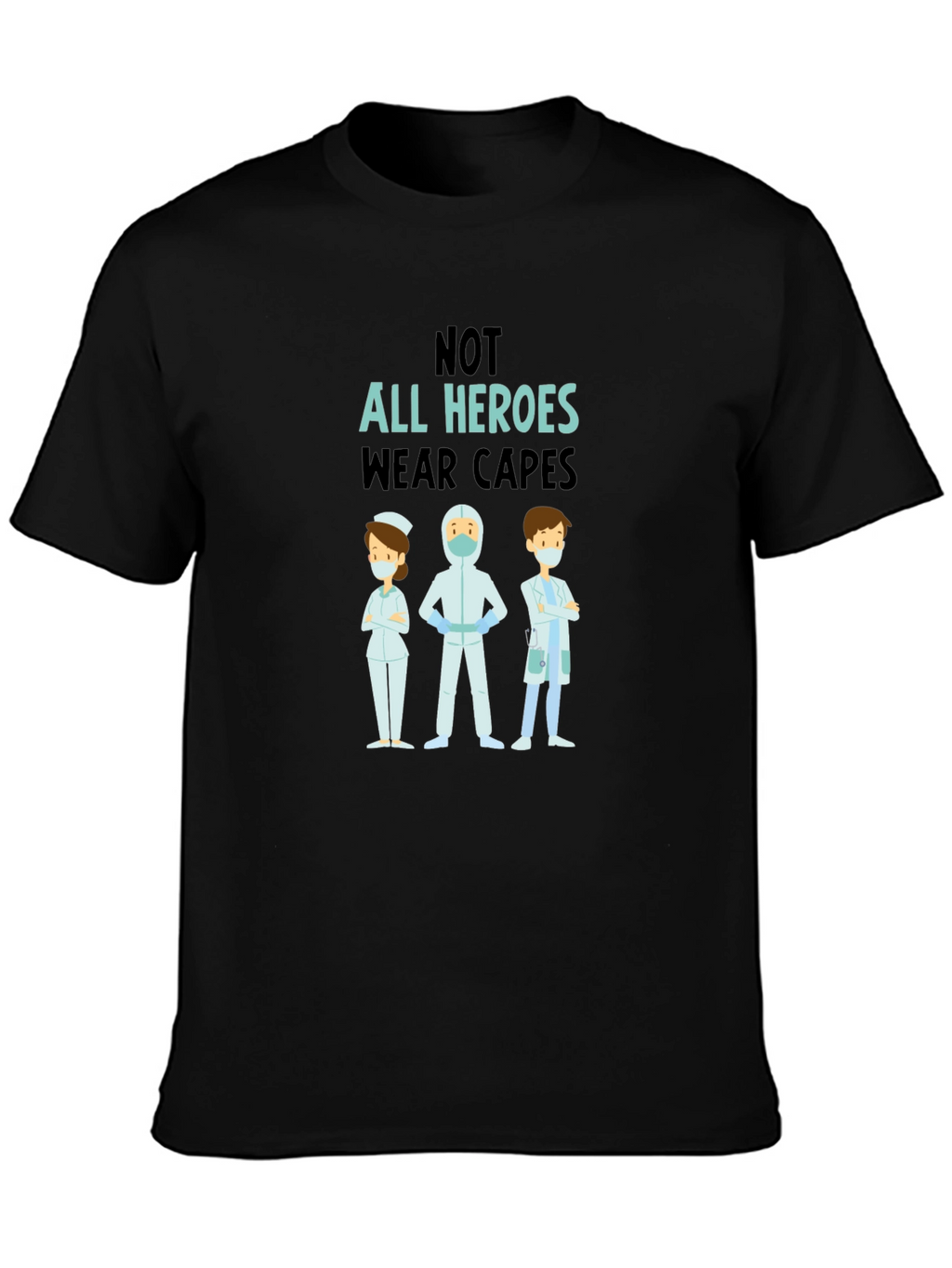 Heroes Wear Capes Graphic Tee