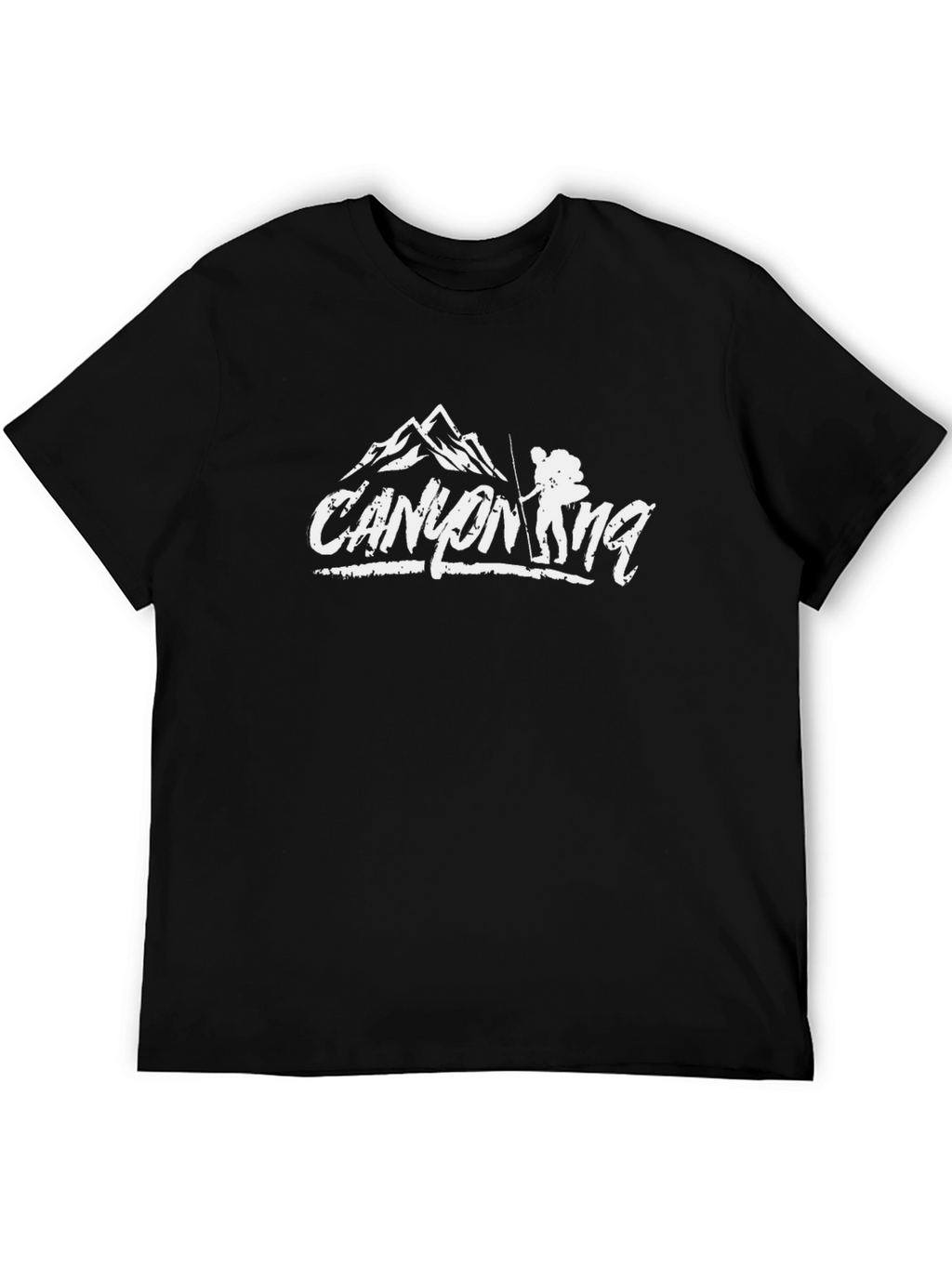 CANYONING Black Graphic Tee - Adventure Ready