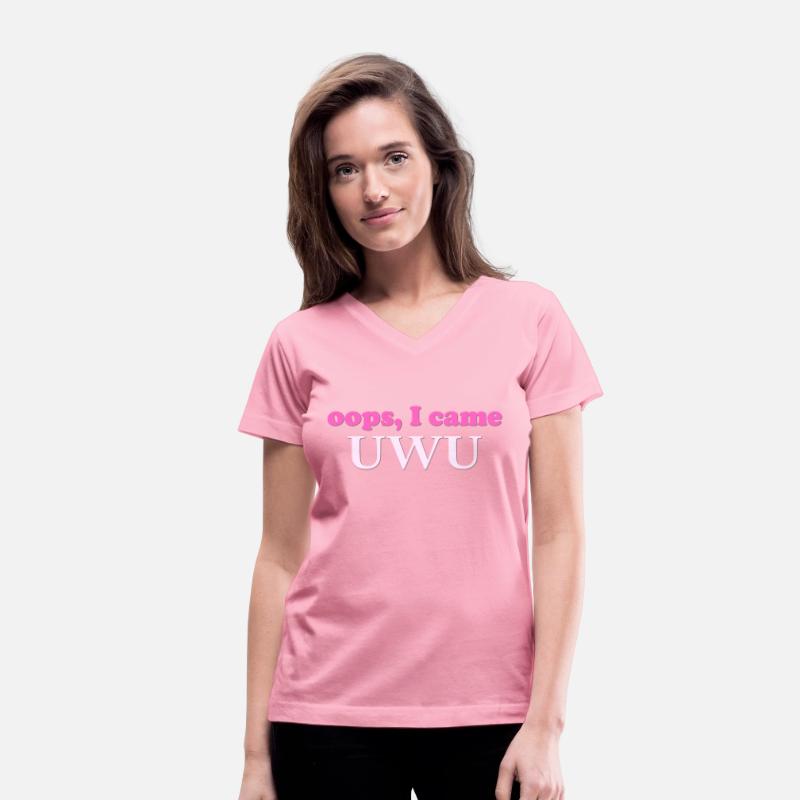 Oops, I Came Uwu Funny Pink Text