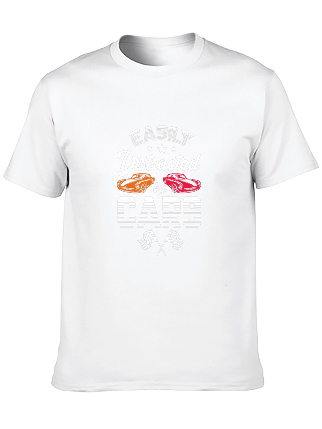 Easily Distracted by Cars T-Shirt Black