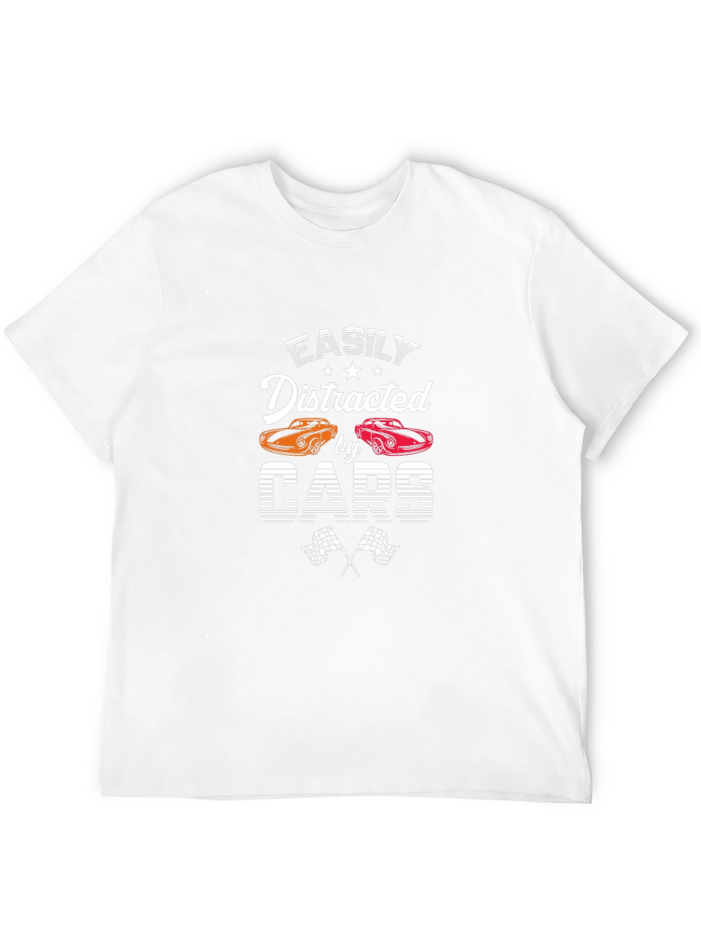 Easily Distracted by Cars T-Shirt Black