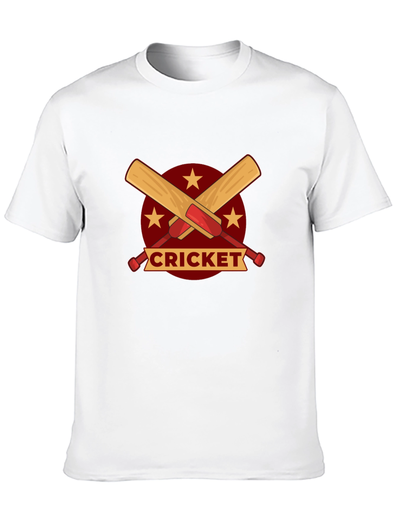 Cricket Bats Graphic Tee - Sporty Style