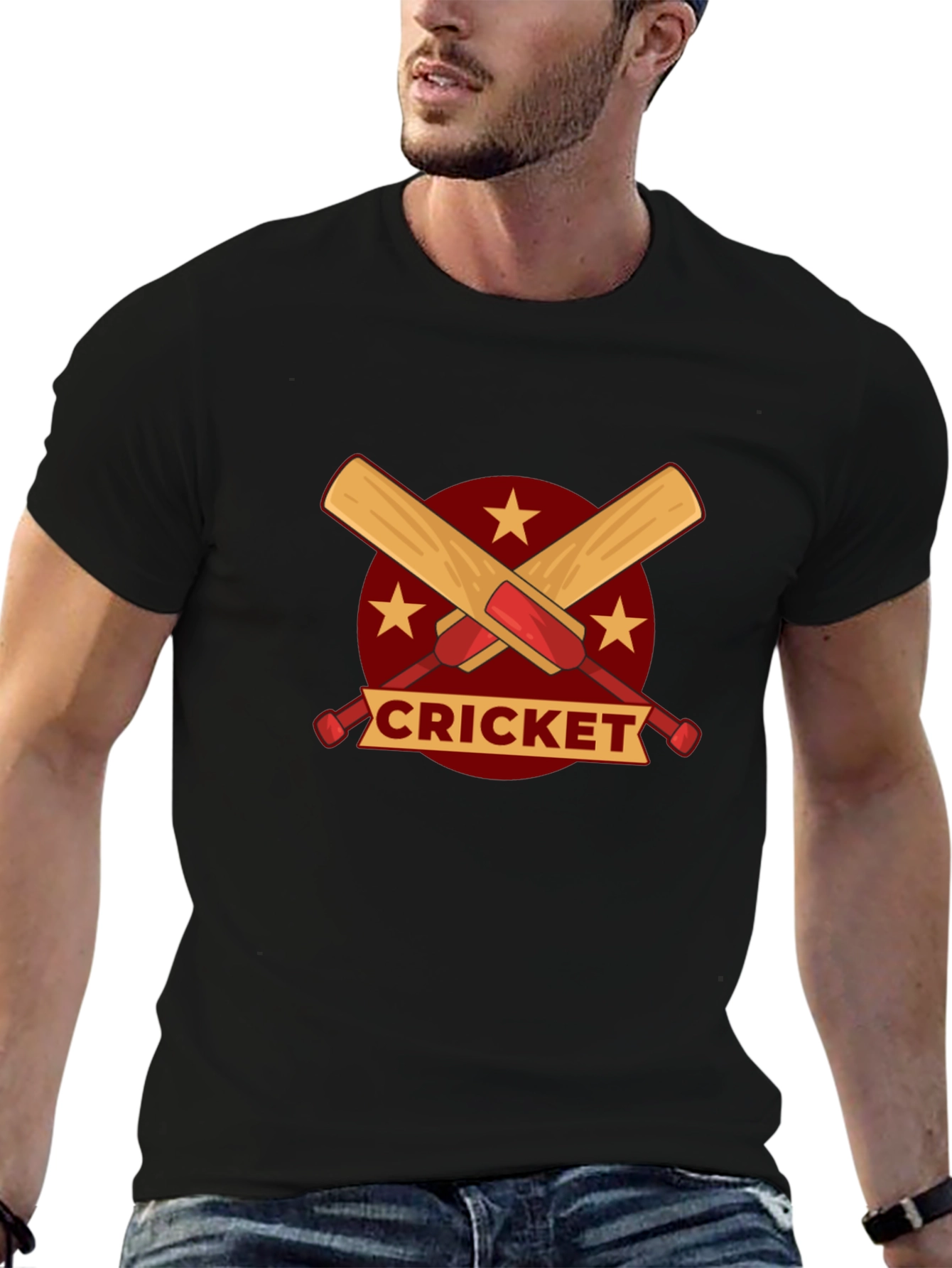 Cricket Bats Graphic Tee - Sporty Style