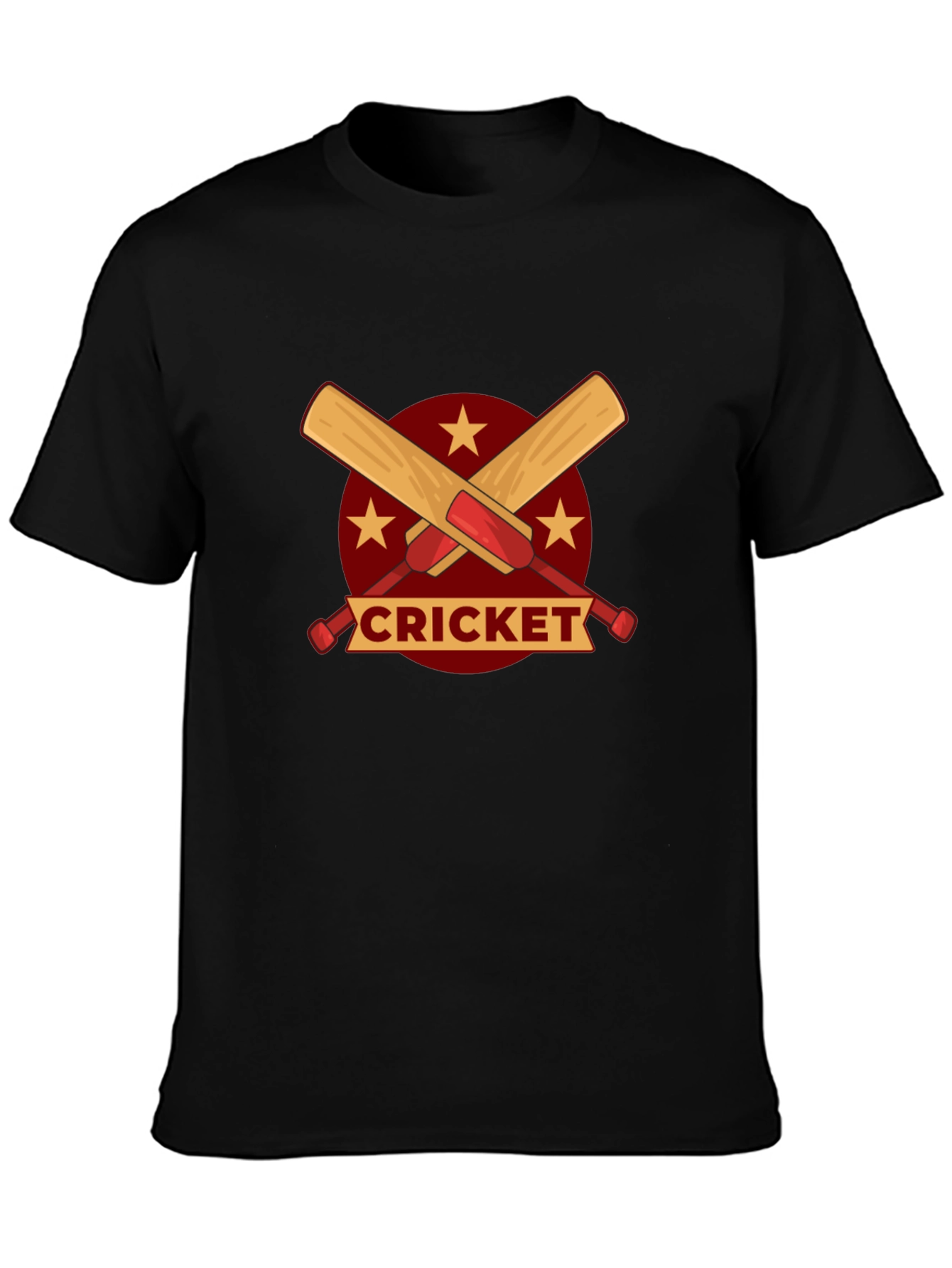 Cricket Bats Graphic Tee - Sporty Style
