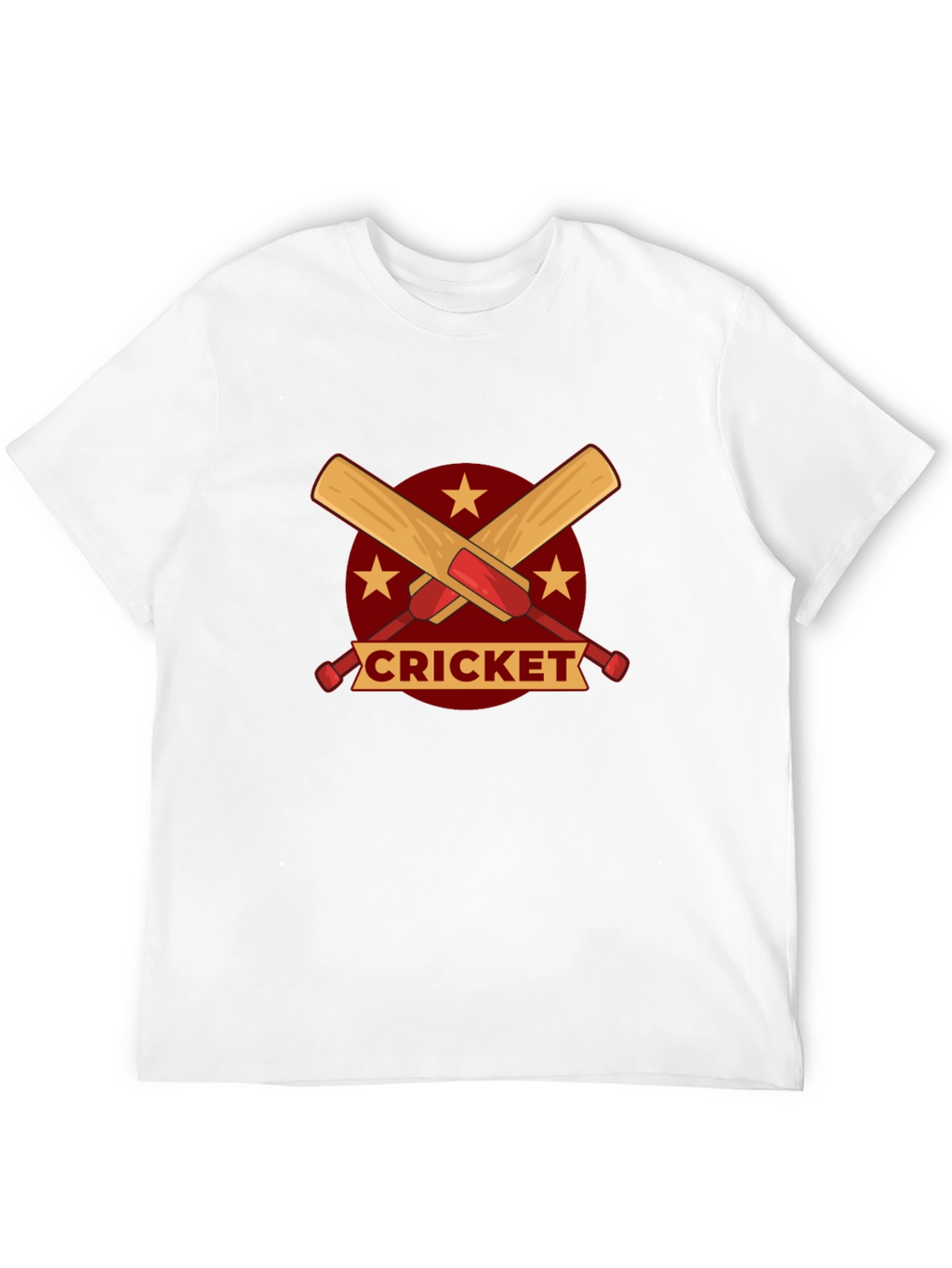 Cricket Bats Graphic Tee - Sporty Style