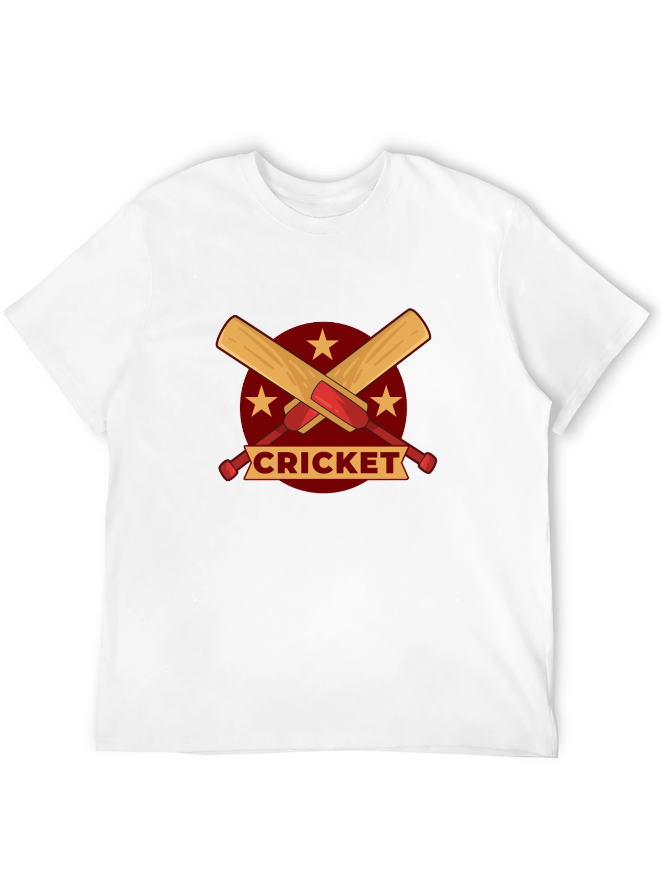 Cricket Bats Graphic Tee - Sporty Style
