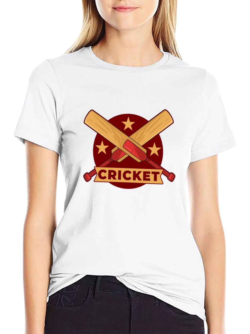 Cricket Bats Graphic Tee - Sporty Style