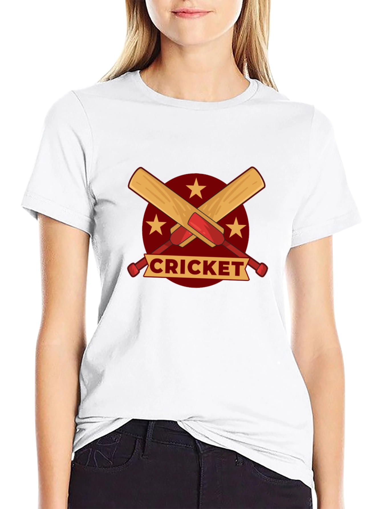Cricket Bats Graphic Tee - Sporty Style