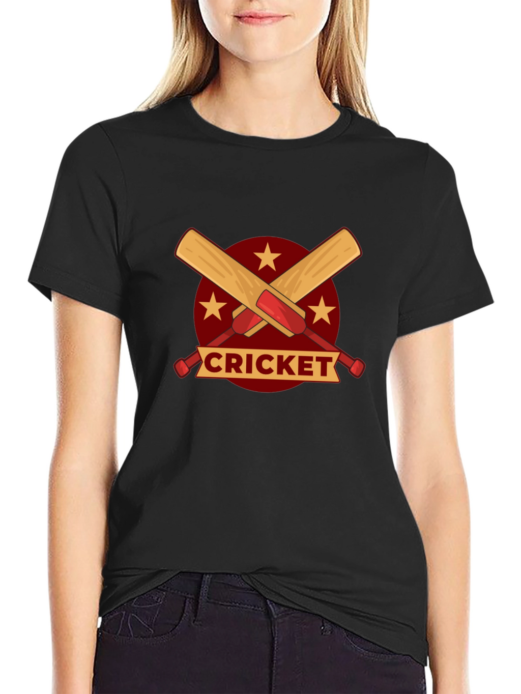 Cricket Bats Graphic Tee - Sporty Style