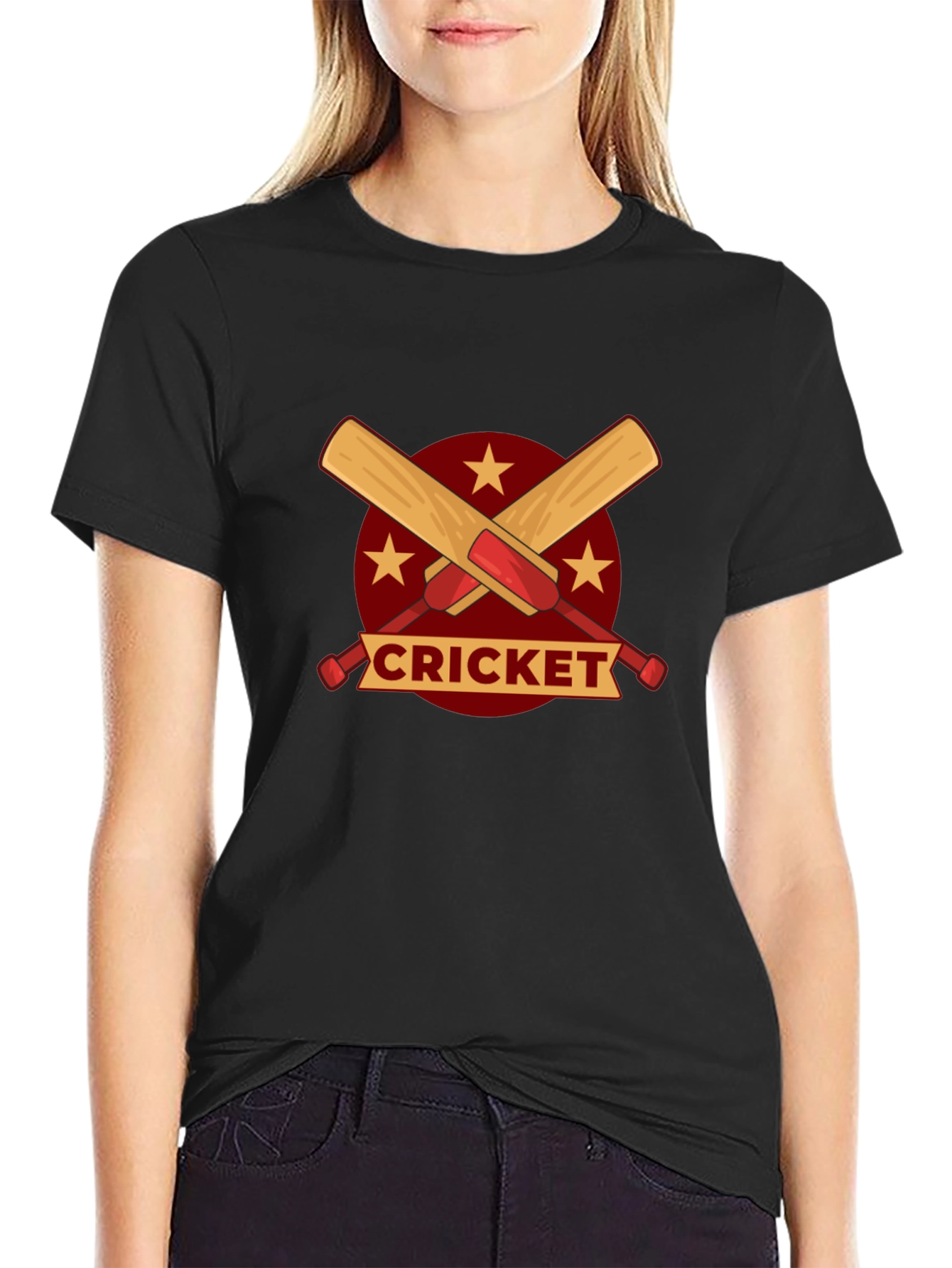 Cricket Bats Graphic Tee - Sporty Style