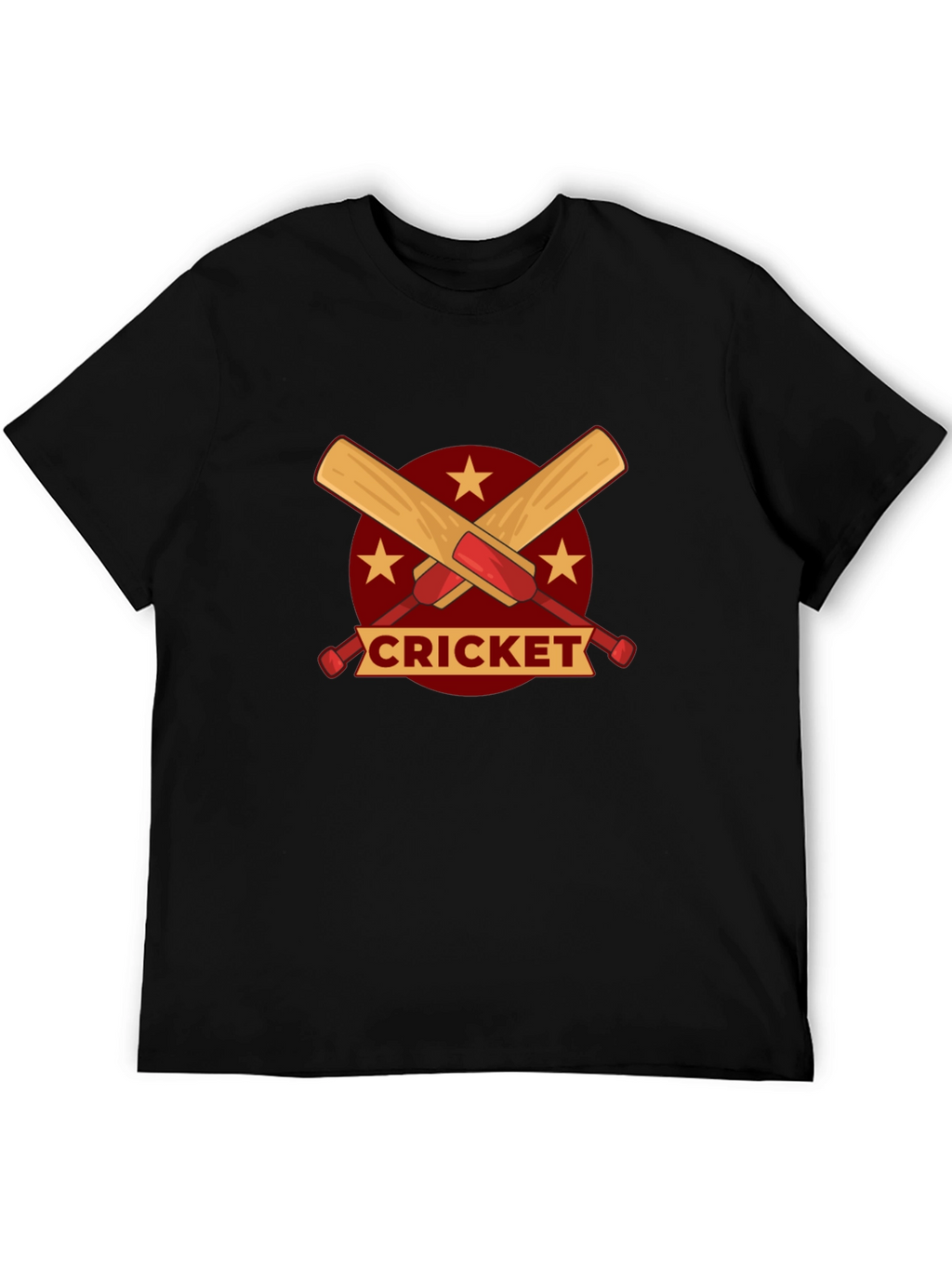 Cricket Bats Graphic Tee - Sporty Style