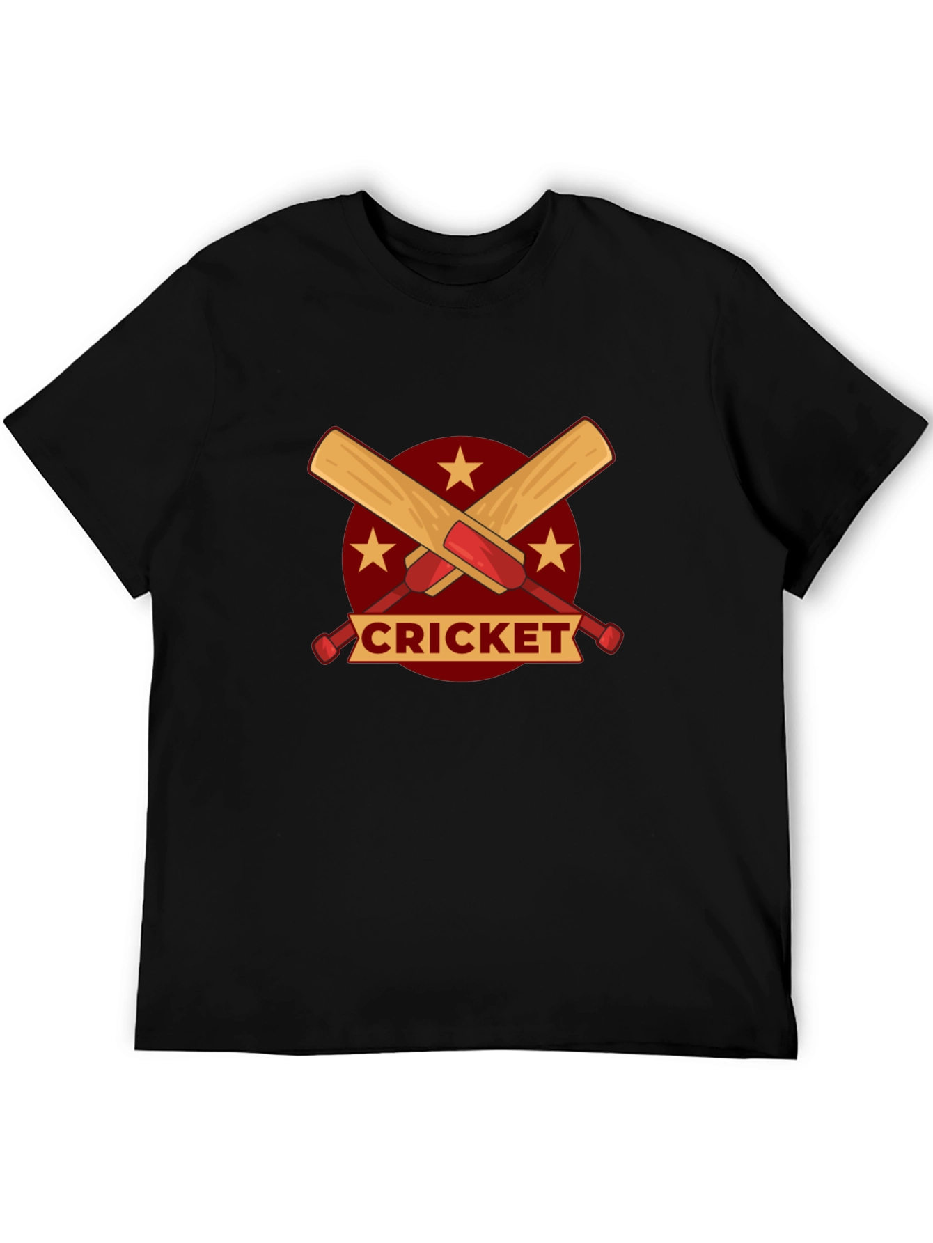 Cricket Bats Graphic Tee - Sporty Style