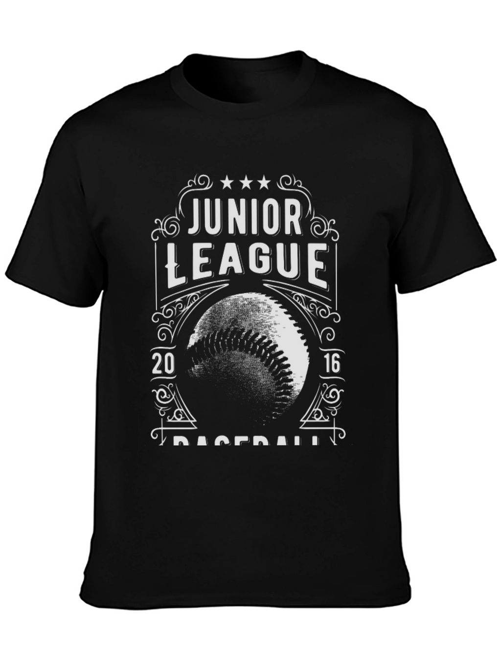 Junior League Baseball Black Graphic T-Shirt