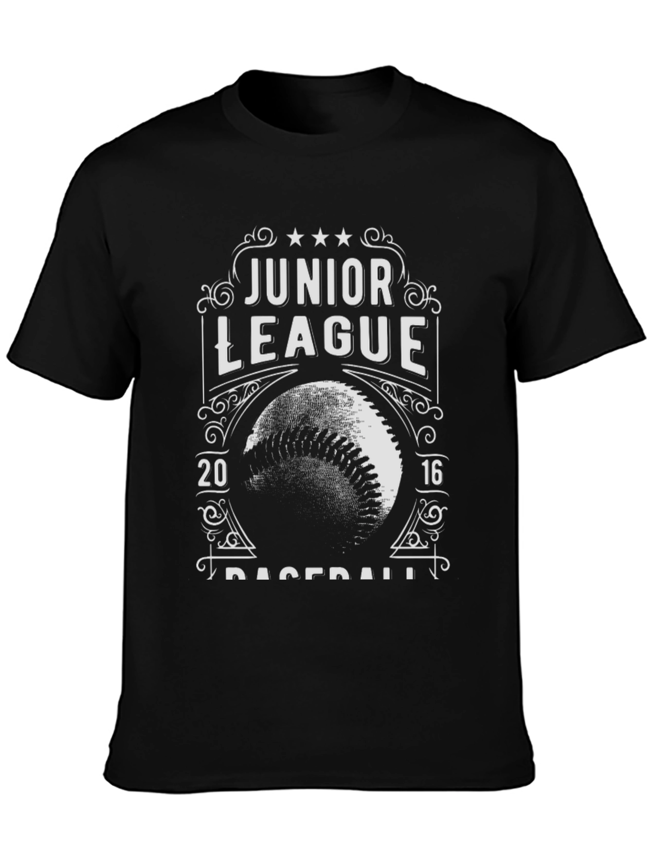 Junior League Baseball Black Graphic T-Shirt