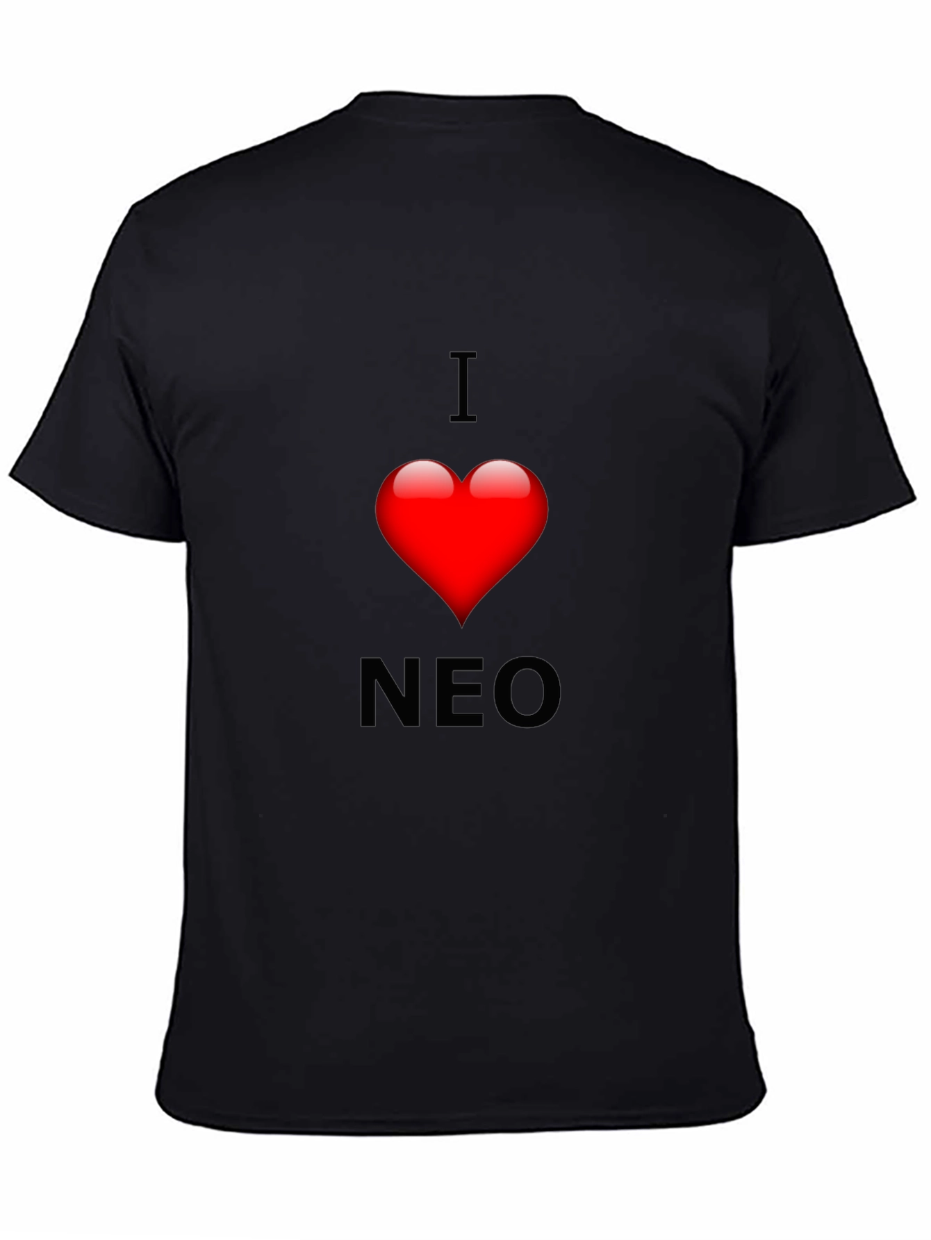 I Heart NEO Graphic Tee - Black Short Sleeve