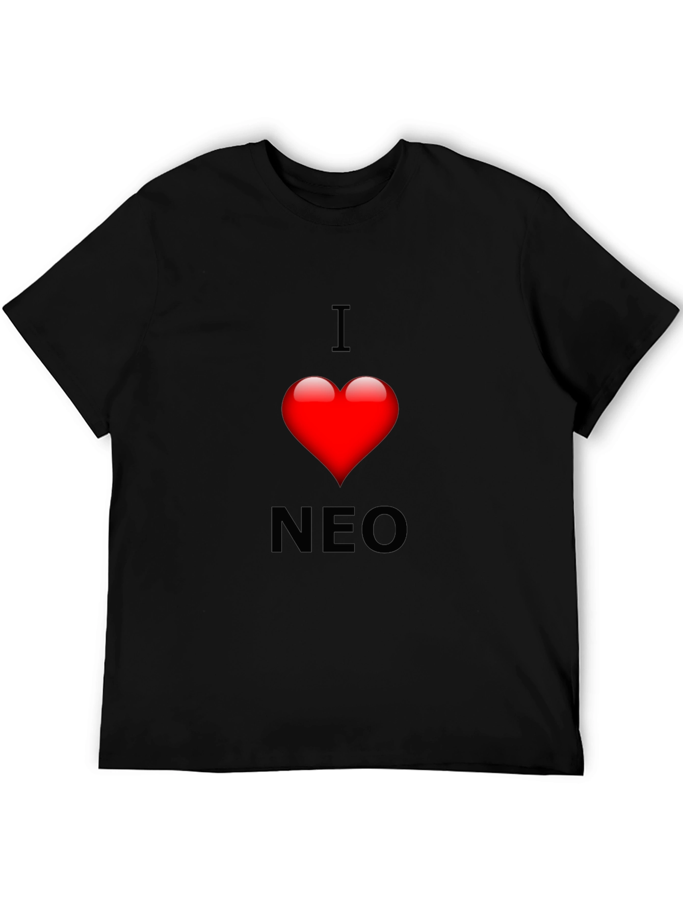 I Heart NEO Graphic Tee - Black Short Sleeve