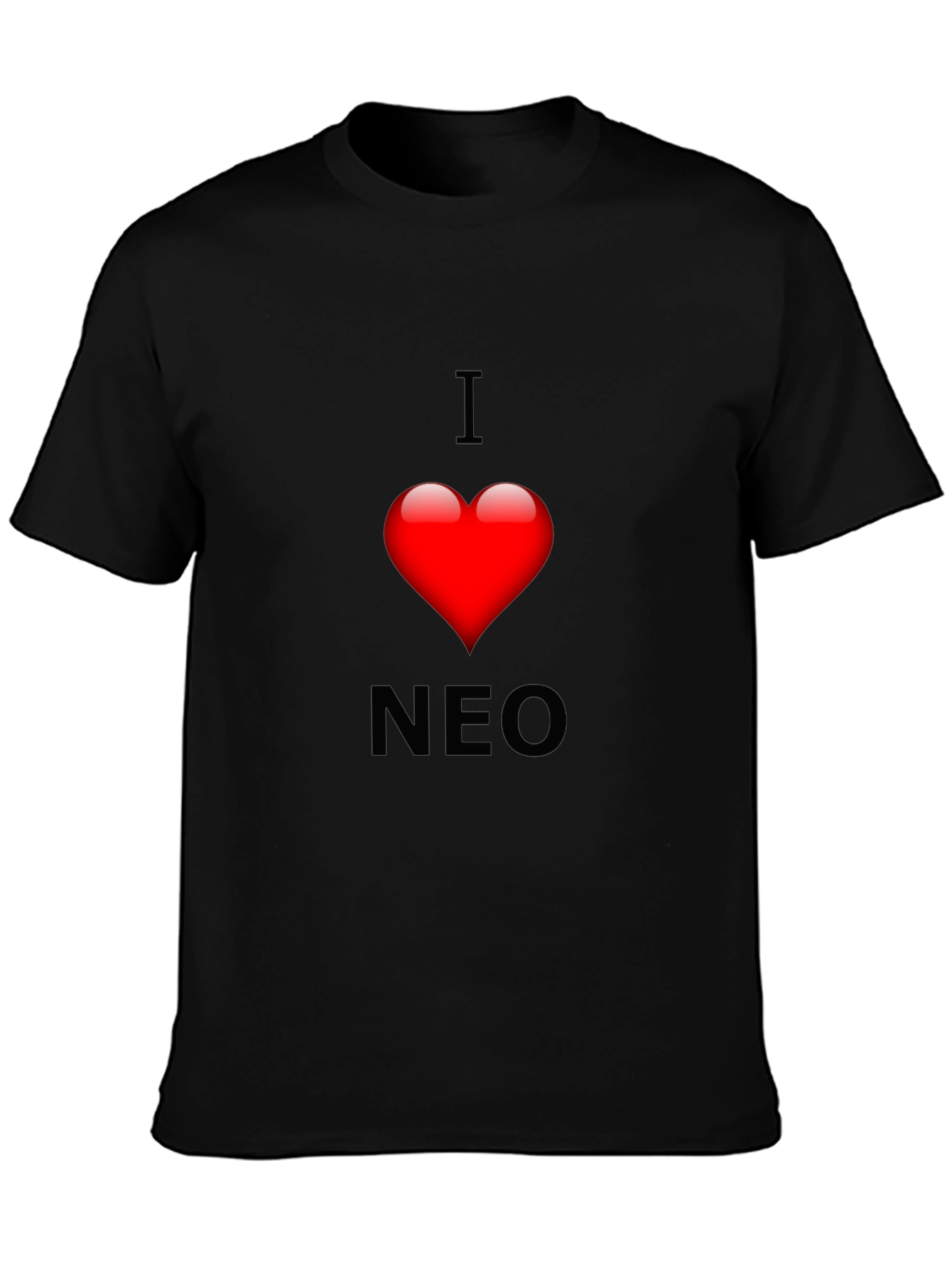 I Heart NEO Graphic Tee - Black Short Sleeve