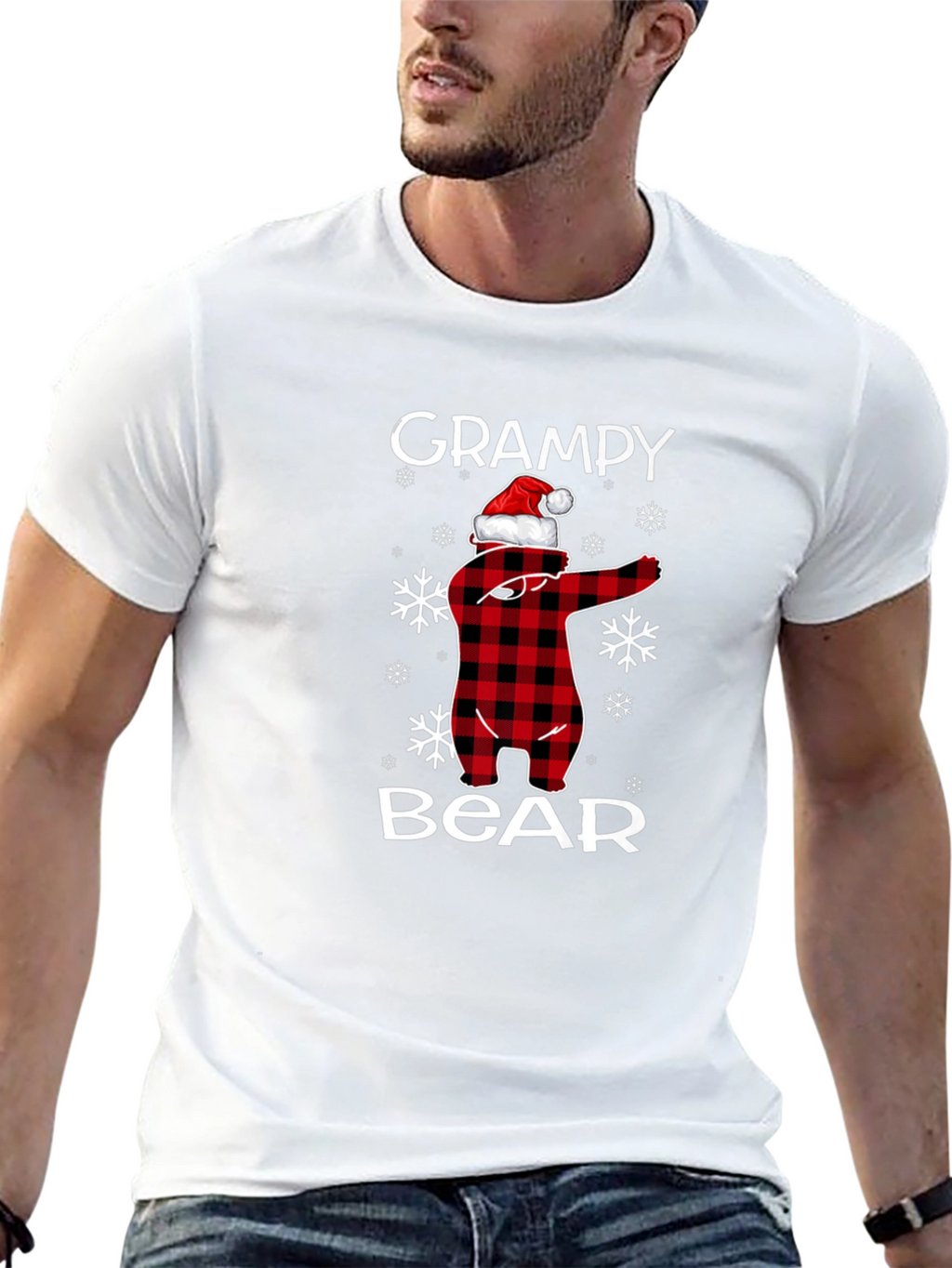 Grampy Bear Christmas T-Shirt