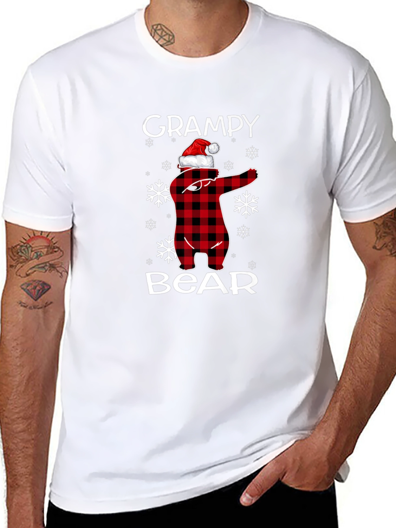 Grampy Bear Christmas T-Shirt