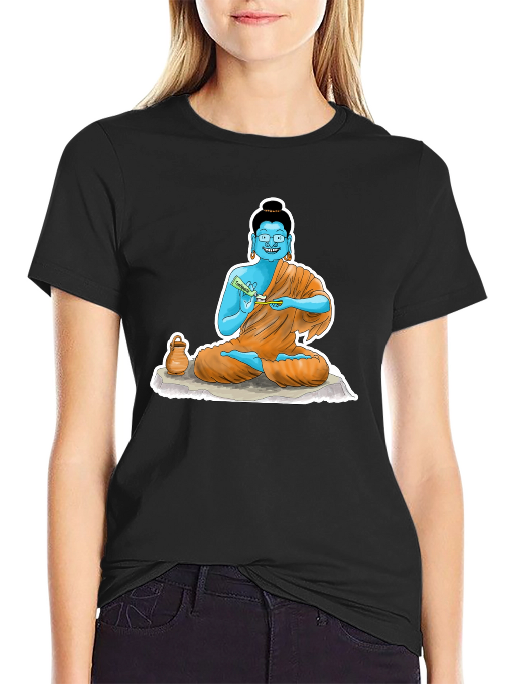 Cartoon Buddha T-Shirt