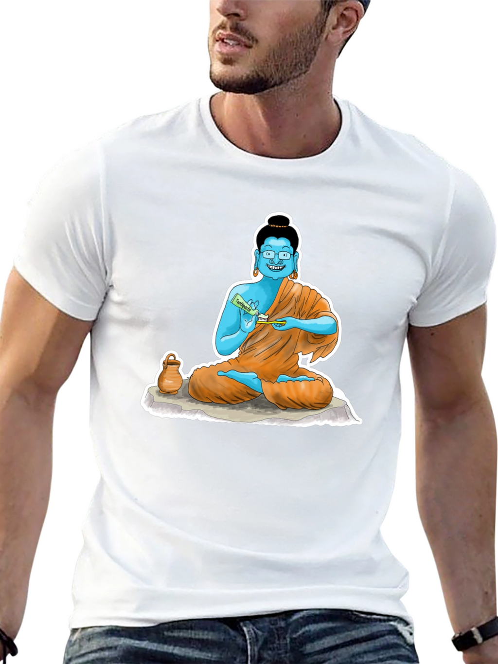 Cartoon Buddha T-Shirt