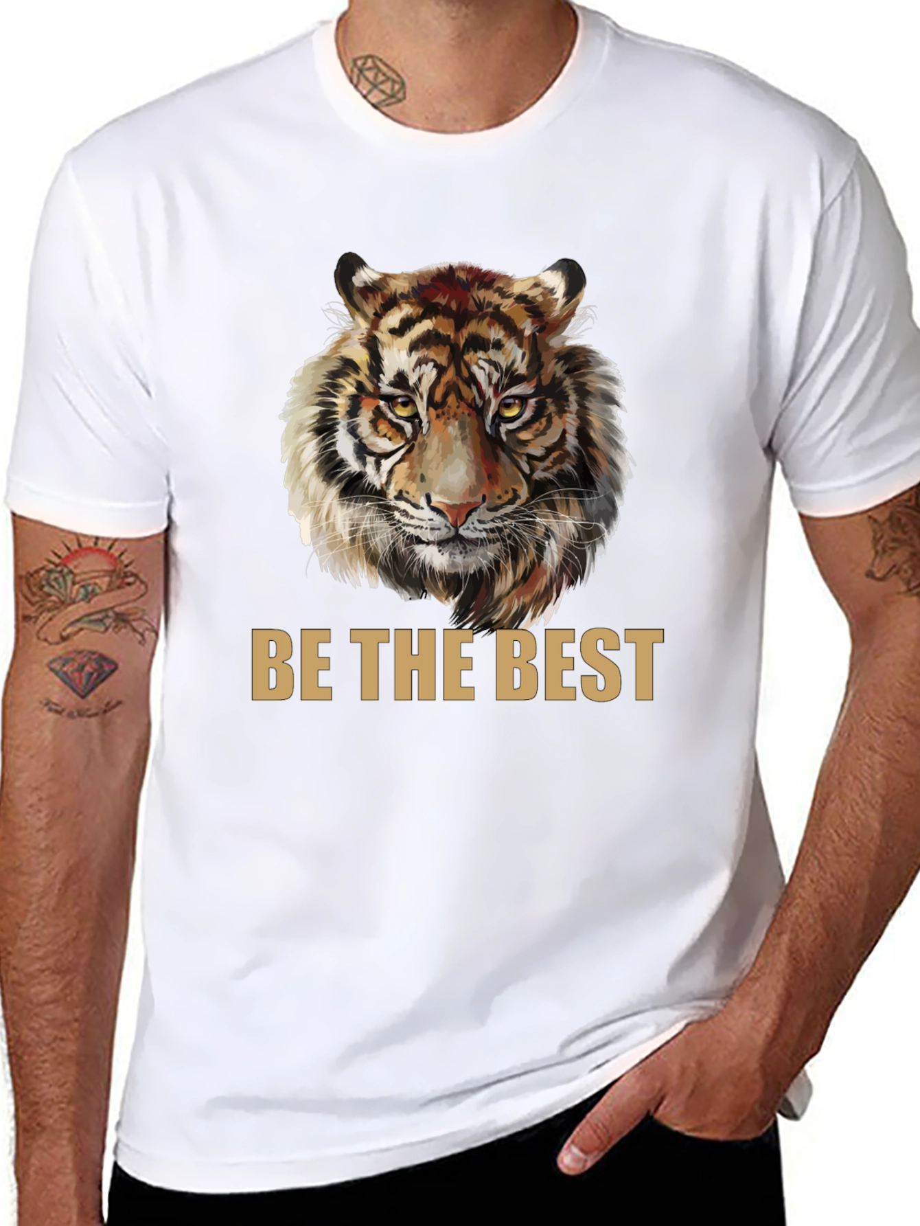 Be The Best Tiger Graphic Tee