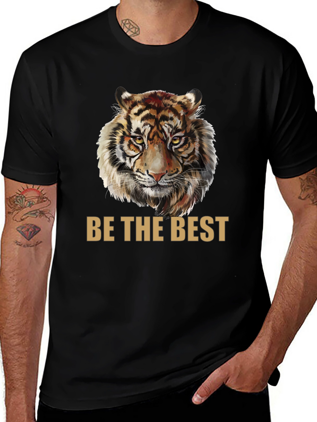 Be The Best Tiger Graphic Tee