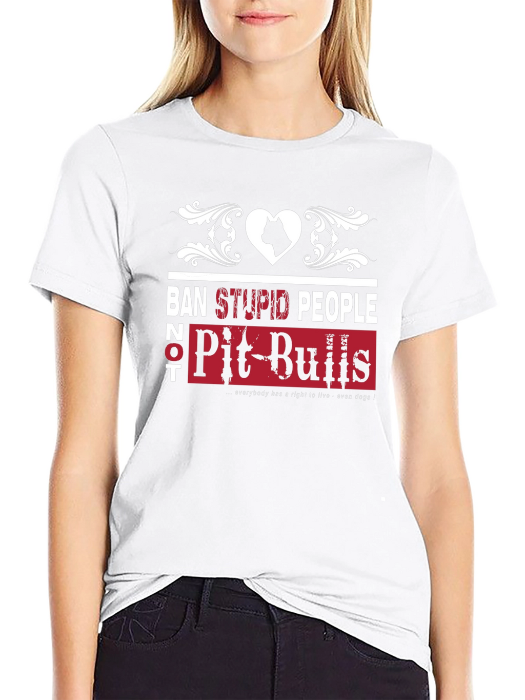 Ban Stupid People Not Pit Bulls T-Shirt