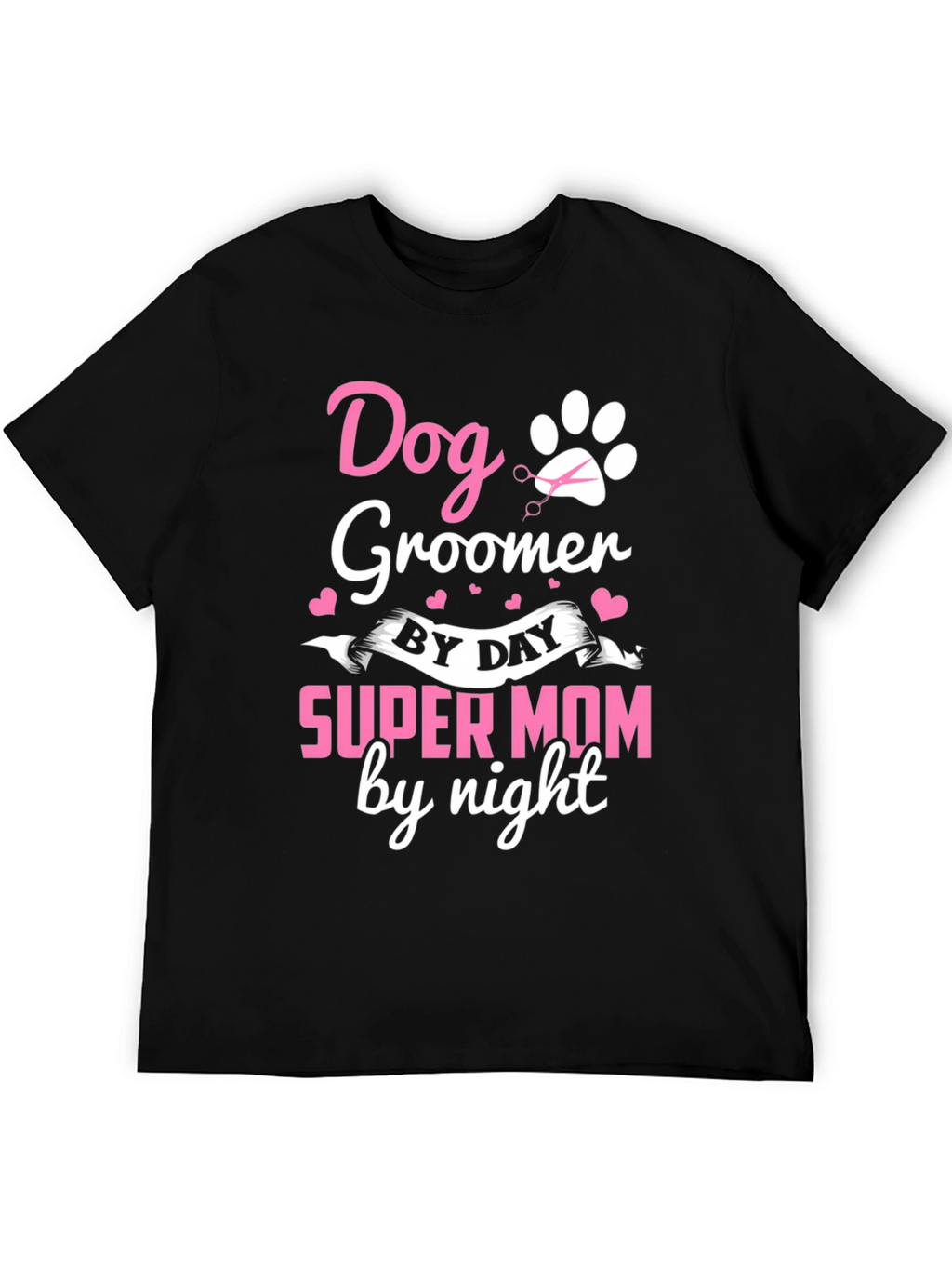 Dog Groomer Super Mom T-Shirt