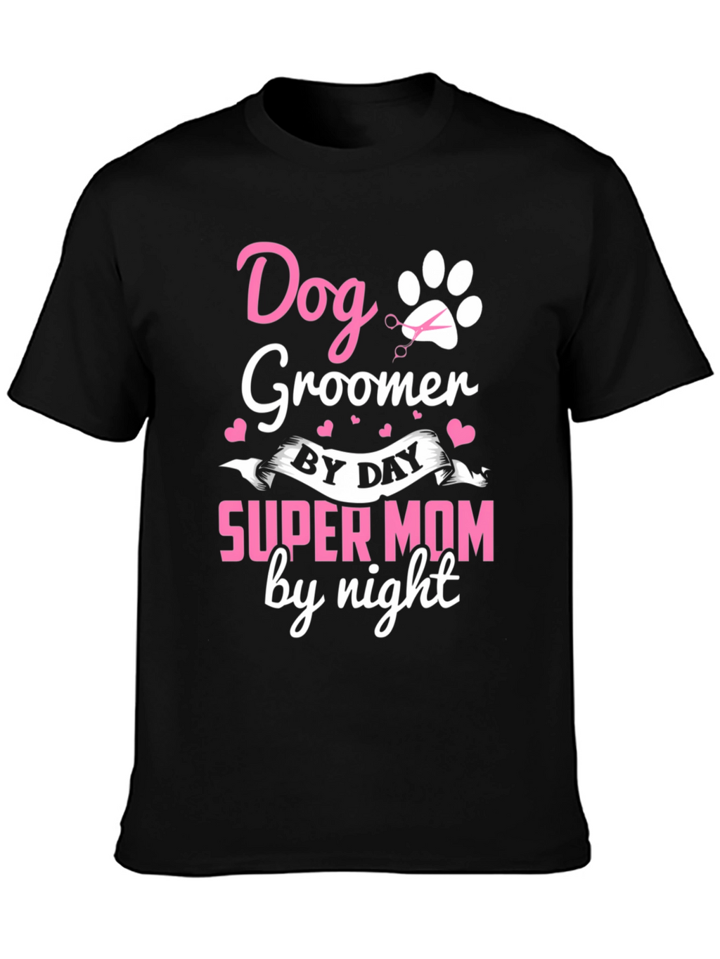 Dog Groomer Super Mom T-Shirt